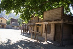 A 2012 photo shows part of the Western Town at Paramount Ranch. (Credit: National Park Service)