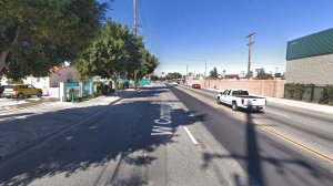 The 1800 block of West Compton Boulevard in Compton, as pictured in a Google Street View image in March of 2018.