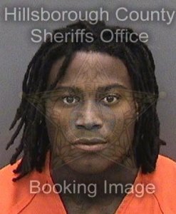 Reuben Foster, linebacker for the San Francisco 49ers arrested on suspicion of domestic violence, is seen in this photo released by the Hillsborough County Sheriff's Office. (Credit: CNN)