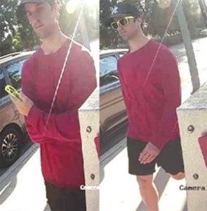 Los Angeles police released images on Nov. 7, 2018, showing a man they are seeking to identify in an investigation into possible hate crimes against Jewish women in Valley Glen.