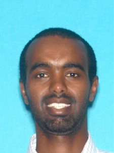 Mohamed Mohamed Abdi is seen in a booking photo released Nov. 26, 2018, by Los Angeles police.