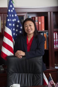 State Sen. Janet Nguyen is seen in an undated photo posted to her campaign website.