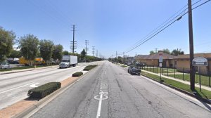 The 14300 block of Carmenita Road in Norwalk, as seen in a Google Street View image in April of 2018.