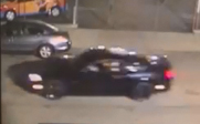 Los Angeles police are seeking this Ford Mustang in connection with a street-racing crash that seriously injuries two young girls at Hoover Street and Florence Avenue in South Los Angeles on Dec. 9, 2018. (Credit: LAPD)