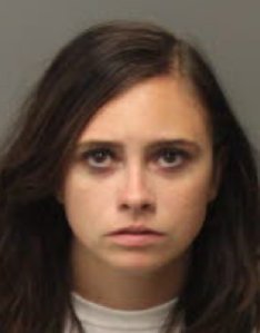 Shawna Andritch is seen in a booking photo released by Corona police.