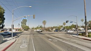 The intersection of Central Avenue and Orchard Street in Montclair, as pictured in a Google Street View image in May of 2017.