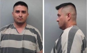 Juan David Ortiz, 35, is seen in booking photos released by the Webb County Sheriff's Office on Sept. 15, 2018.