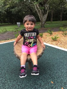 Zainab Mughal, 2, is sick and needs a blood donor with the same rare blood she has. A global search is underway. (Credit: OneBlood via CNN)