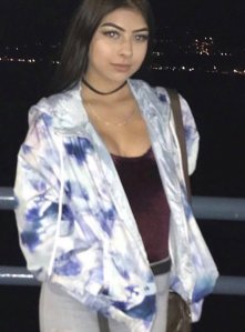 Aranda Briones is seen wearing the jacket she had on when she vanished in an undated photo released by Moreno Valley police.