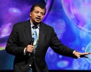 Astrophysicist Neil deGrasse Tyson speaks onstage during the Onward18 Conference in New York City on Oct. 23, 2018. (Credit: Craig Barritt / Getty Images for Onward18)