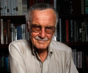 Stan Lee poses for a portrait in Los Angeles in this file photo from 2008. (Credit: Michael Buckner/Getty Images)