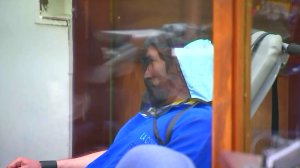 Anthony Rauda appears at a Van Nuys courthouse on Jan. 7, 2019. (Credit: KTLA)