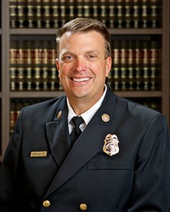 Garden Grove Fire Department Chief Tom Schultz died Jan. 27, 2019, following a brief battle with cancer. (Credit: Garden Grove Fire Department)