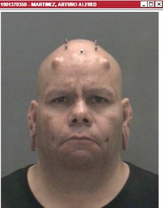 Arturo Alfred Martinez, 42, of Hesperia, in a photo released by the San Bernardino County Sheriff's Department following his arrest on Jan. 10, 2019.