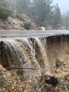CHP San Gorgonio Pass shared this photo of State Route 243 at Saunders Meadow on Feb. 14, 2019.