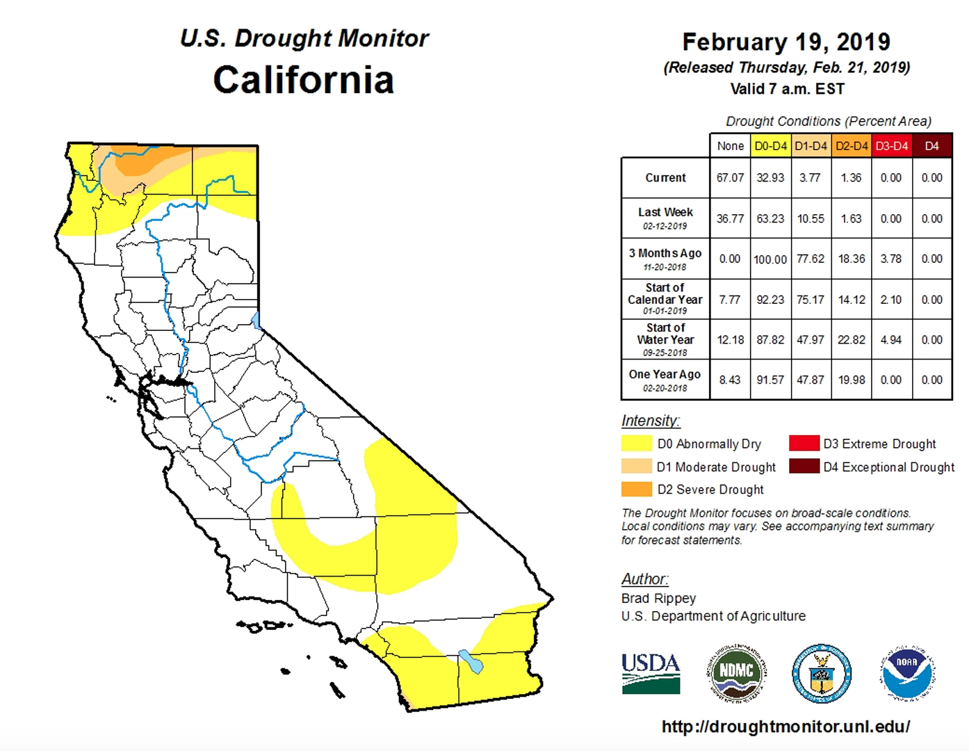 Drought Conditions Nearly Eliminated From California Thanks To Wet ...