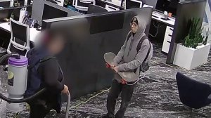 Irvine police released surveillance video of a man they say attacked and tried to rape a woman on Feb. 6, 2019.