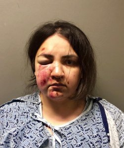 Tierra Ortega is seen in a booking photo released by Upland police on Feb. 26, 2019.