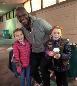 A man bought $540 in cookies so these Girl Scouts could get out of the cold. (Credit: Courtesy Kayla Dillard)