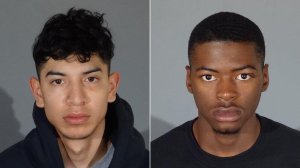 Steven Ray Hernandez, 19, of La Puente and Trevell Lamar Jones, 18, of Pomona, pictured in photos released by the West Covina Police Department on Feb. 5, 2019.