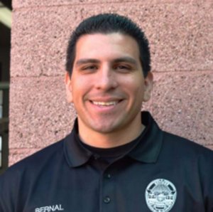 Former Cpl. Ryan Bernal is seen in from the South Pasadena Police Department's annual report in 2014. 
