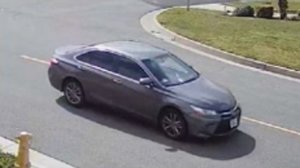 The suspect vehicle is seen in a photo released by the Sheriff's Department.
