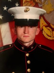 Lance Cpl. Riley Schultz is seen in his U.S. Marine Corps. portrait obtained by KDVR.