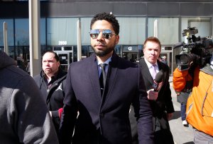 Jussie Smollett leaves the Leighton Courthouse on March 26, 2019 in Chicago, Illinois. (Credit: Nuccio DiNuzzo/Getty Images)