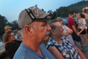 Coi Vanover, a retired coal miner, waits for free dental services in the early morning on July 22, 2017 in Wise, Virginia. Hundreds of Appalachia residents waited through the night for the annual Remote Area Medical (RAM), clinic for dental, vision and medical services held at the Wise County Fairgrounds in western Virginia. (Credit: John Moore/Getty Images)