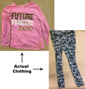 Photos of clothing worn by a young girl found dead along an equestrian trail in Hacienda Heights were released by the Los Angeles County Sheriff's Department on March 6, 2019.