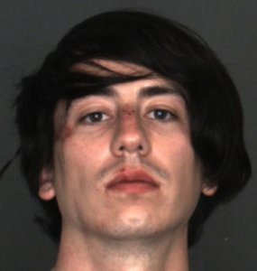 Nicholas Rangel, 25, of Chino Hills, pictured in a photo released by the Chino Hills Police Department following his arrest on March 22, 2019.