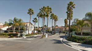 The Moreno Valley Ranch gated community in Moreno Valley, as pictured in a Google Street View image in February of 2012.