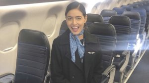 Selene Saavedra Roman is seen in an undated photo released by the Association of Flight Attendants.