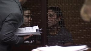 Christina Luna, left, and Monica Gomez appear for their arraignment in a San Fernando courtroom on March 25, 2019. (Credit: KTLA)