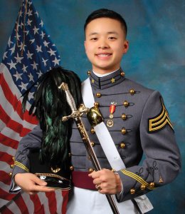 This undated photo provided by the U.S. Military Academy at West Point shows West Point Cadet Peter Zhu who died on Feb. 28, 2019, of injuries he sustained while skiing.