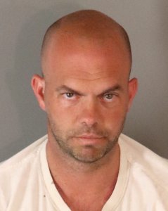 Michael Callahan appears in a booking photo released by the Riverside County Sheriff's Department on April 8, 2019.