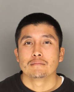 Filogencio Mendoza Dias, 24, of Santa Maria, pictured in a photo released by the Santa Barbara County Sheriff's Office following his arrest on April 23, 2019.