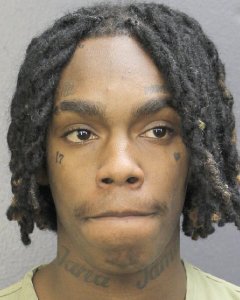 Rapper YNW Melly is seen in an undated booking photo. (Credit: Broward's Sheriff's Office via Getty Images)