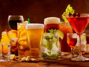 Various kinds of alcoholic drinks are seen in a file photo. (Credit: iStock / Getty Images plus)