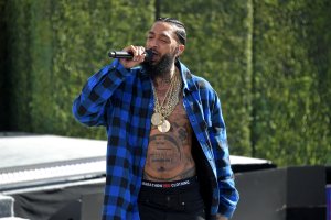 Nipsey Hussle performs onstage at Live! Red! Ready! Pre-Show, sponsored by Nissan, at the 2018 BET Awards at Microsoft Theater on June 24, 2018 in Los Angeles, California. (Credit: Neilson Barnard/Getty Images for BET)