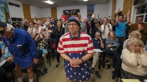 Matt Lawson waits in line to address the Laguna Beach City Council on April 16, 2019. (Credit: Scott Smeltzer / Staff Photographer)