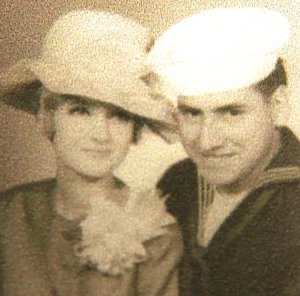 In this photo provided to KTLA, Mary Barrow Sommerlott is pictured next to U.S. naval journalist Raul Guerra, who was killed in the Vietnam War in 1967. The two were engaged at the time of his death.