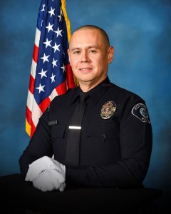 Montebello police released this photo of Officer Kenneth Utsinger.