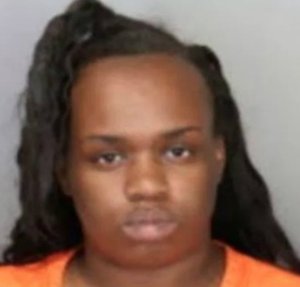 Tamara Marion is seen in a booking photo obtained by KTLA sister station WREG.