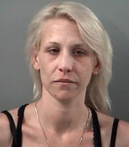 JoAnn Cunningham is seen in a booking photo released by the Crystal Lake Police Department.