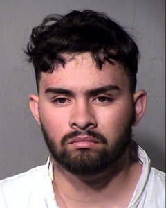 Herman Gutierrez Fuentes is seen in a booking photo released by the Maricopa County Sheriff's Office.