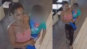 Police are seeking the woman pictured in this image in connection with attempted child abductions in Los Angeles on May 14 and May 15, 2019. (Credit: Los Angeles Police Department)