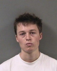 Finn Wolff, 20, is seen in a booking photo released May 19, 2019, by the Berkeley Police Department.