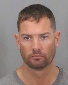 Robert Davies, 40, is seen in a booking photo released by the San Jose Police Department on June 6, 2019. 