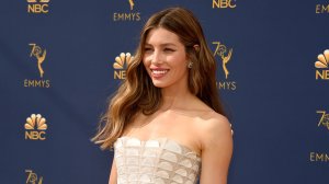 Actress Jessica Biel arrives to the 70th Annual Primetime Emmy Awards held at the Microsoft Theater on September 17, 2018. (Credit: Kevork Djansezian/NBC/NBCU Photo Bank via Getty Images)